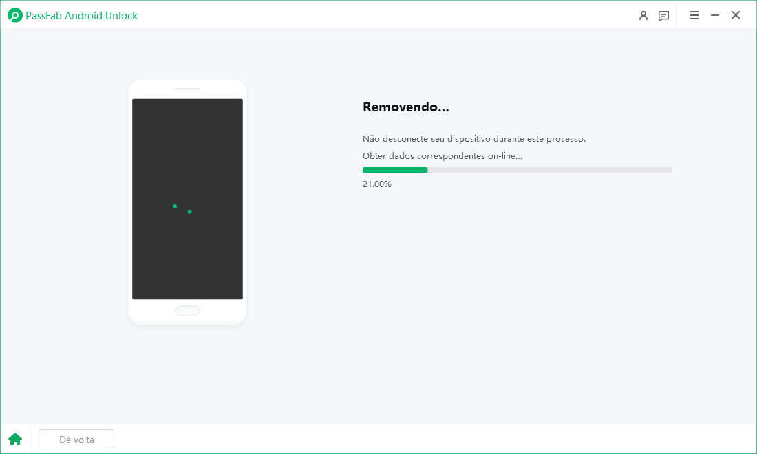 Removendo o bloqueio de tela