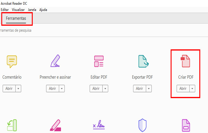 como criar um arquivo pdf