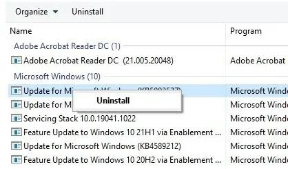 select-the-most-recent-update