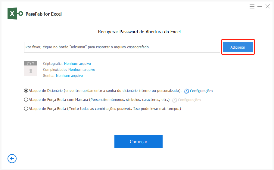 passfab for excel recover open password guide