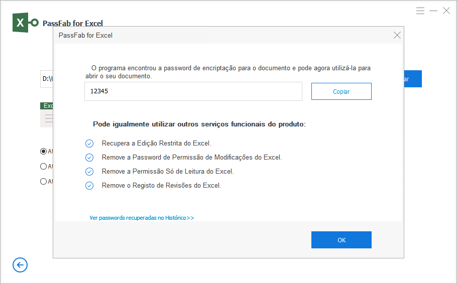 passfab for excel recover open password guide