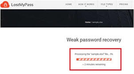 weak password recovery