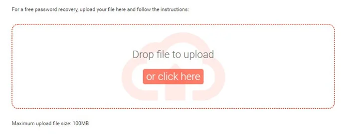 drop file to upload
