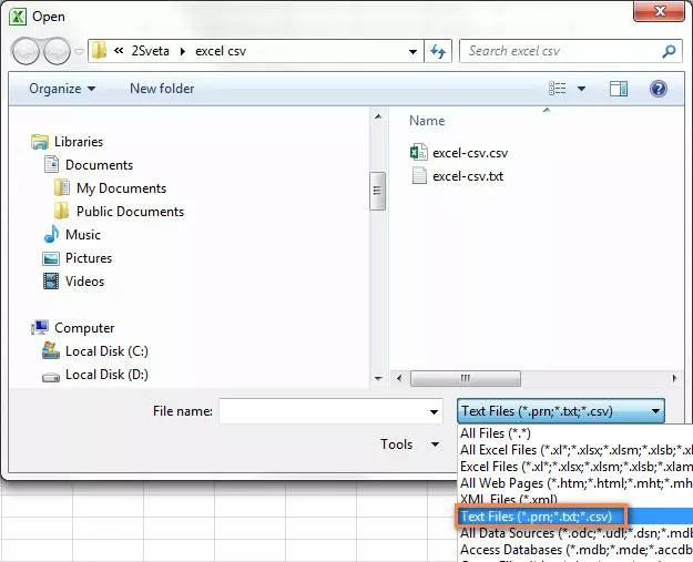 Como Converter CSV Para Excel Com Diferentes Maneiras