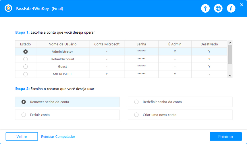 como tirar a senha do windows 10 com 4winkey 6
