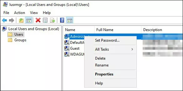 quebrar a senha do windows 10 com privilégio de administrador