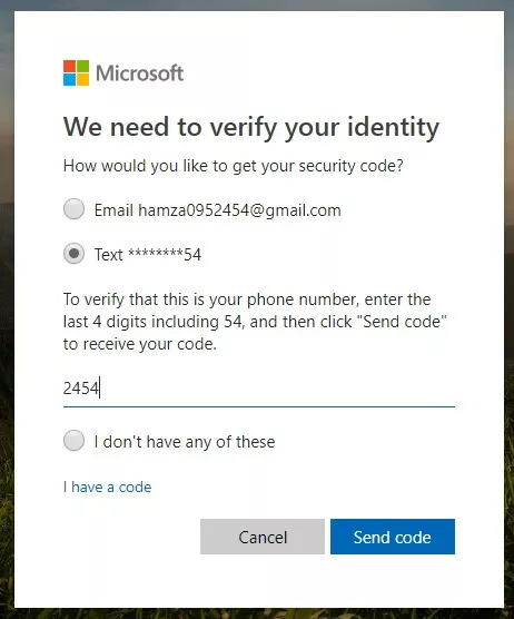 verify identity