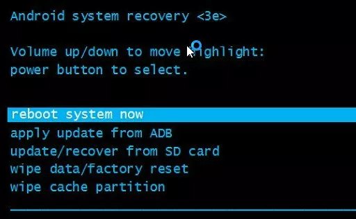 factory reset lg