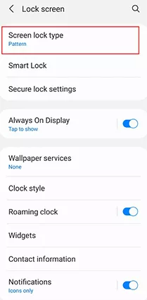 remove password from samsung-2