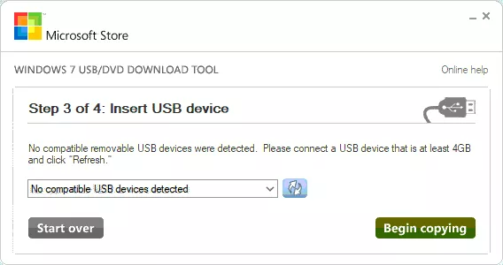 download tool begin copying