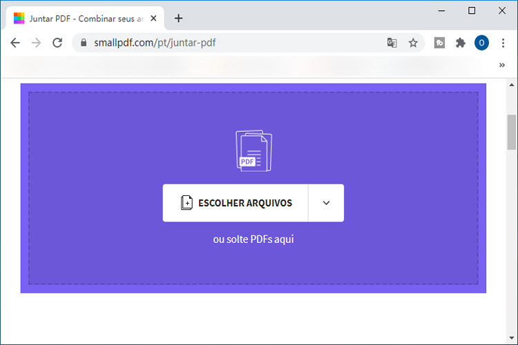 juntar arquivo pdf