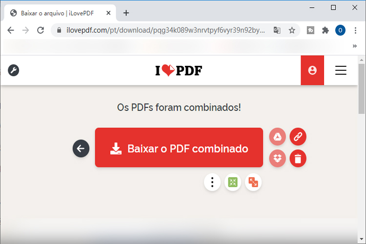 unificar arquivos pdf