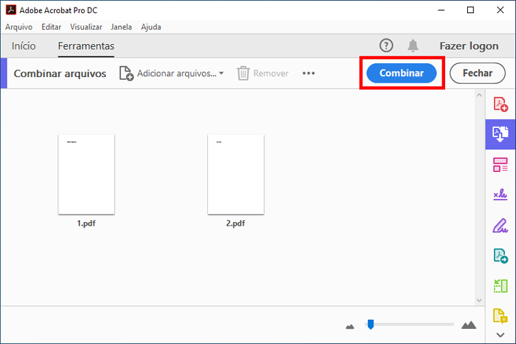 Como combinar arquivos PDF online grátis