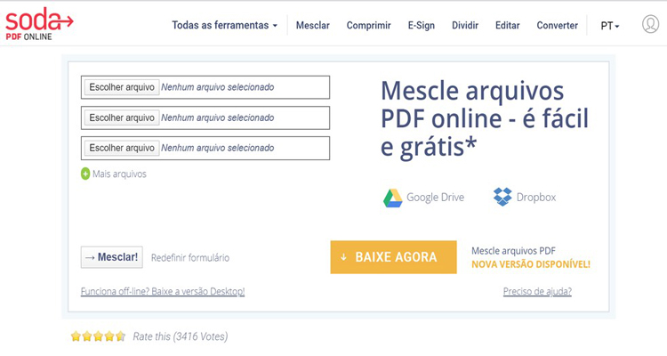 como juntar arquivo pdf