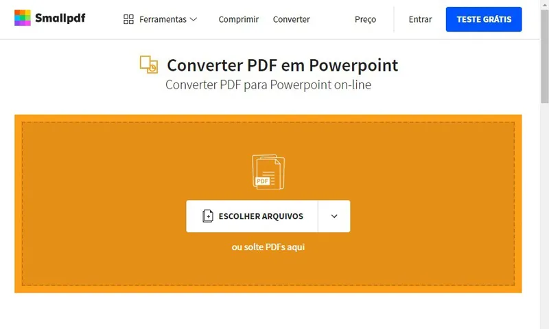 Como converter um PDF em Power Point