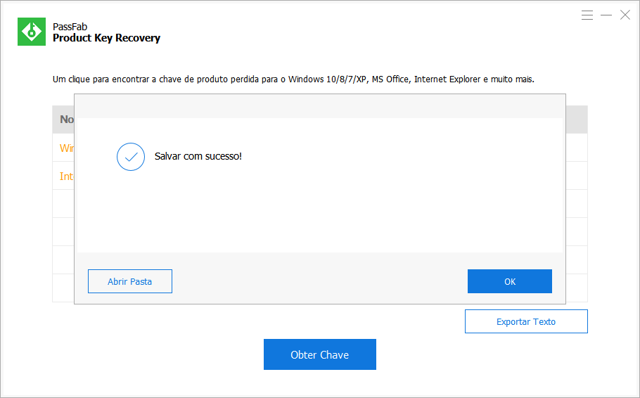 save successfully passfab product key recovery guide