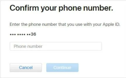 confirm number