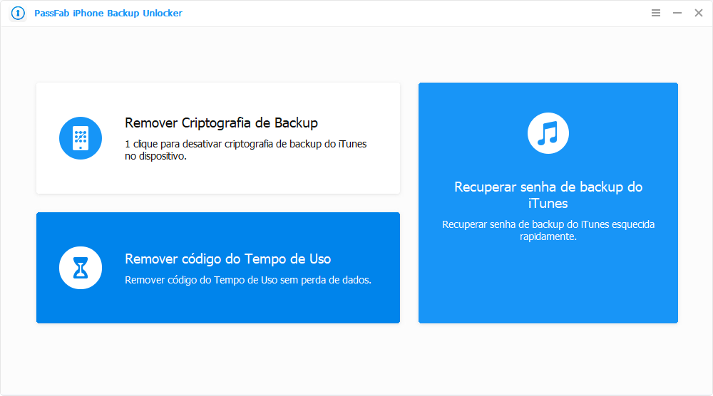 passfab iphone backup unlocker to remove screen time passcode