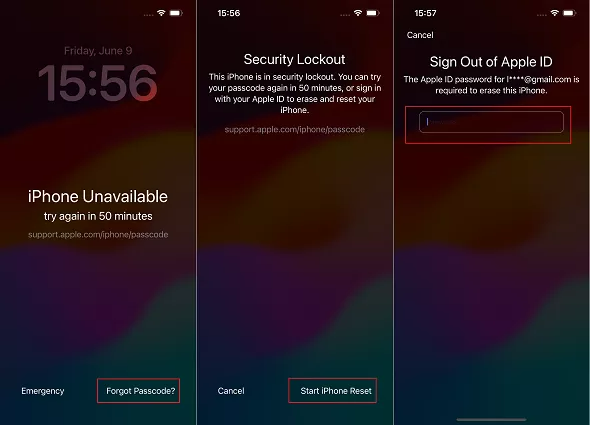 iphone unavailable reset iphone ios 17 beta
