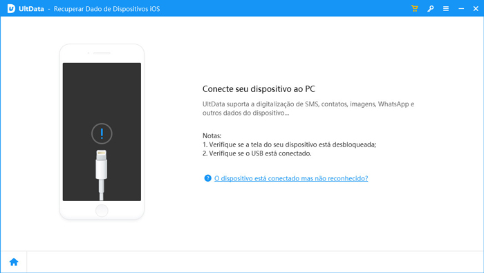 conectar seu dispositivo ao pc no ultdata