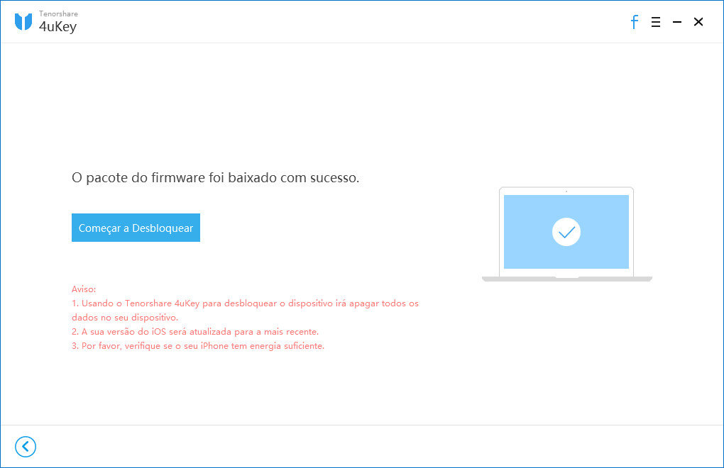 iniciar desbloquear no 4ukey