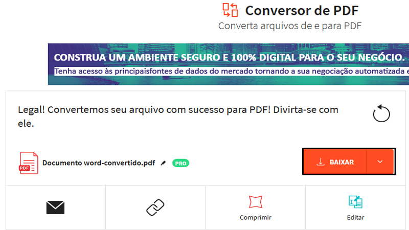 transformar word para pdf