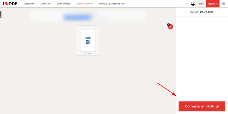 transformar word em pdf online