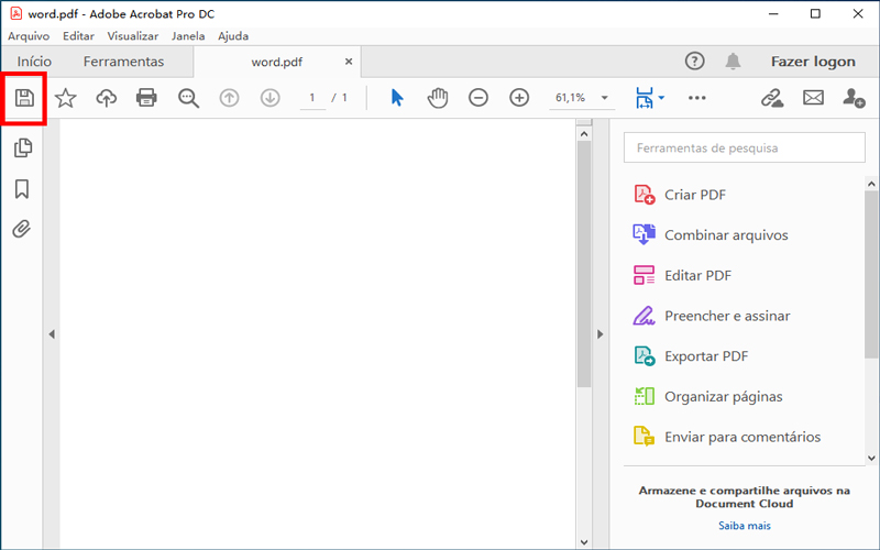 transforma de word para pdf